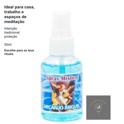 Spray Místico Arcanjo Miguel – Proteção 50ml — benefícios, utilização e características