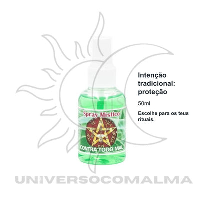 Spray Místico Contra Todo o Mal - 50ml — benefícios, utilização e características