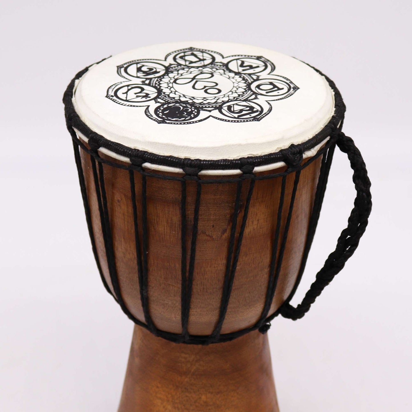 Tambor Djembe Artesanal 30cm - Feito à Mão | Universo com Alma