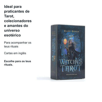 Tarot das Bruxas – Versão Inglesa – Sem Manual — benefícios, utilização e características