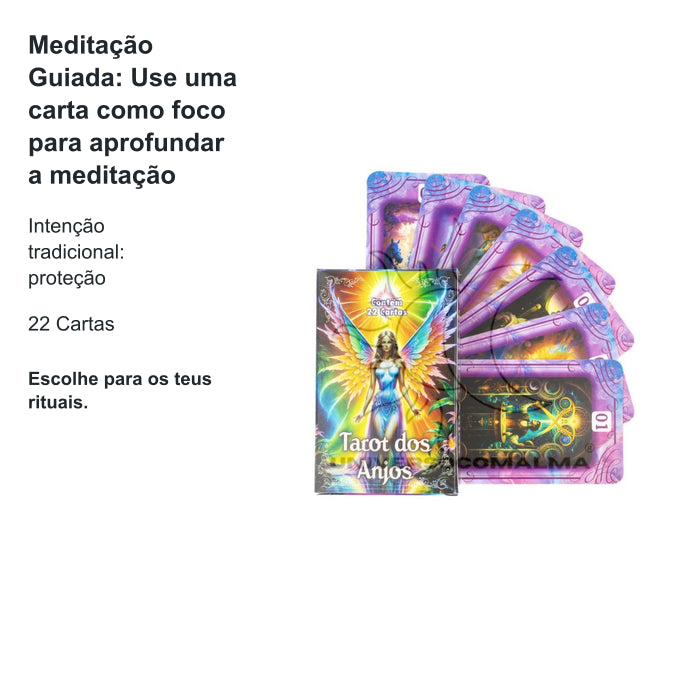 Baralho Tarot dos Anjos – 22 Cartas — benefícios, utilização e características