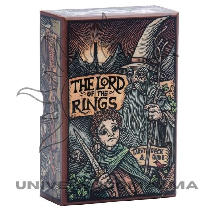 Tarot Senhor dos Anéis – Edição Temática | 78 Cartas em Inglês | 12x7cm