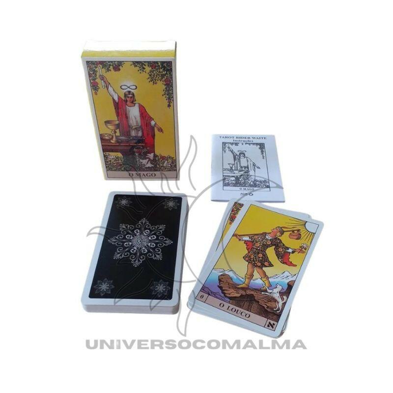 Tarot Rider Waite - Versão Portuguesa: O Clássico do Tarot em sua Língua Universo com Alma ®