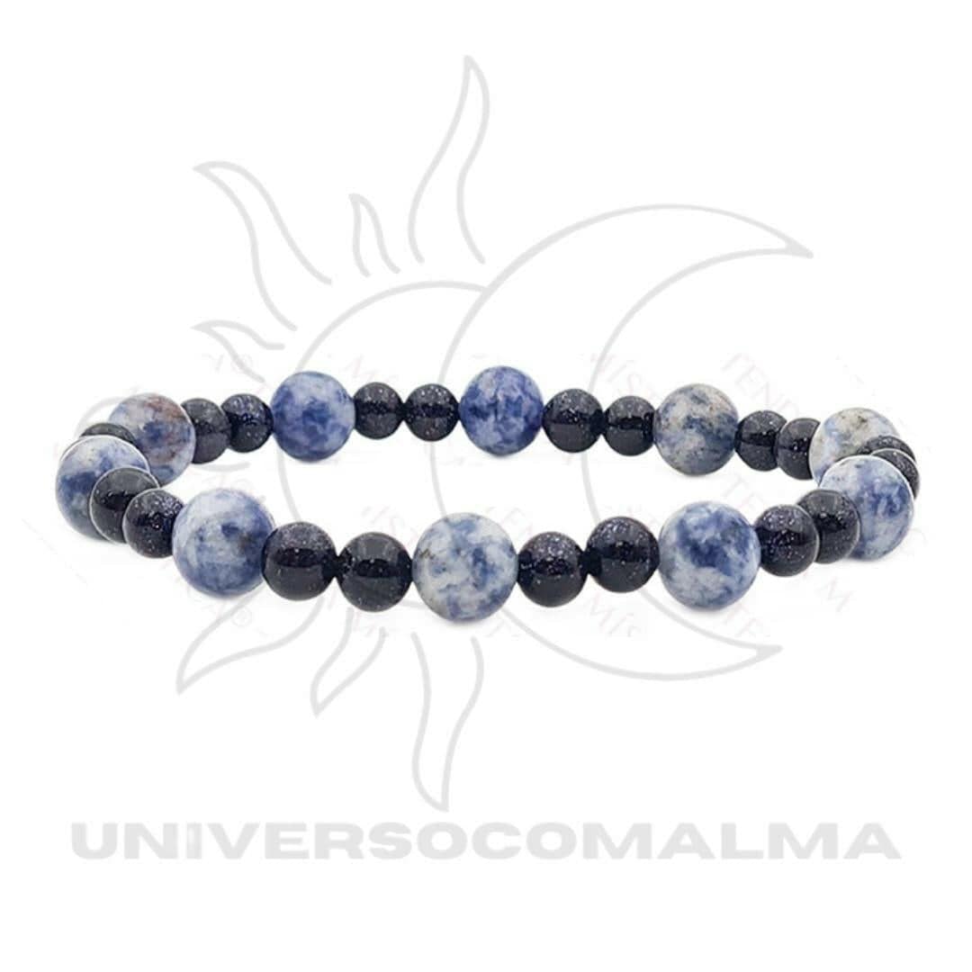 PULSEIRA 2 CORRENTES PROTETORAS - SODALITE &amp; ESTRELA - Universo com Alma ®