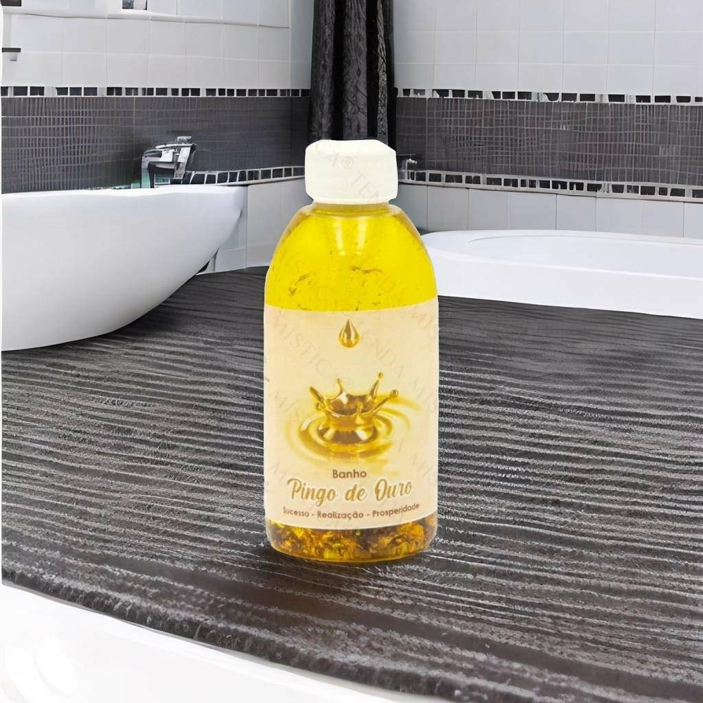 Banho Líquido Pingo de Ouro 250ml - Universo com Alma ®