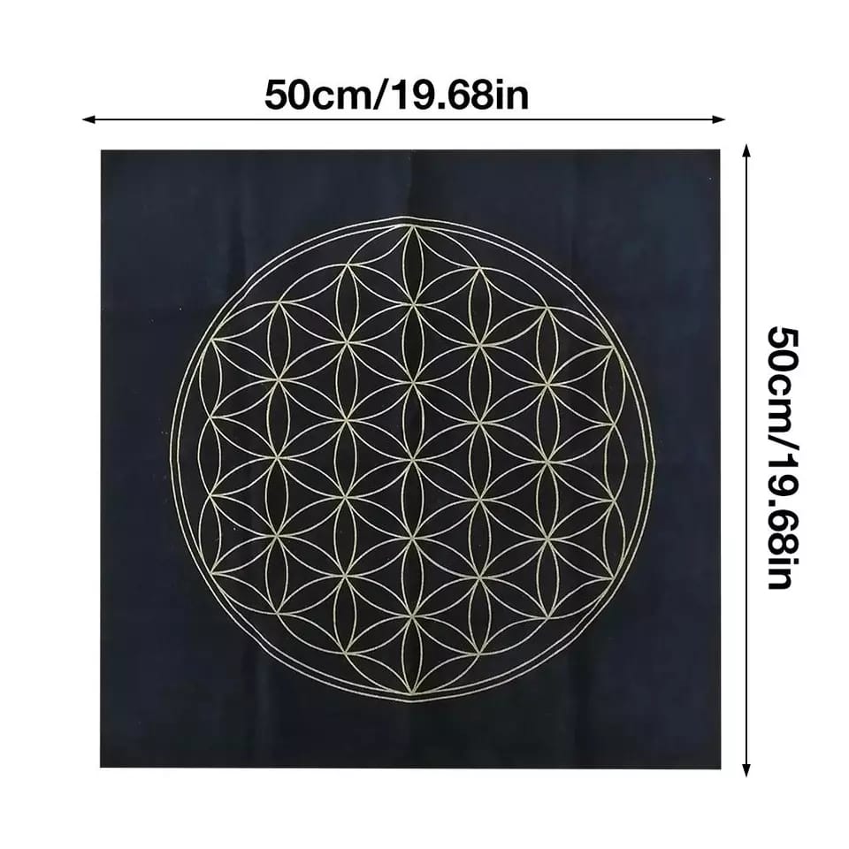 Toalha de Mesa Geometria Sagrada - 50x50cm
