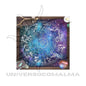 Pano para Cartas de Tarot - Astrologia - Azul - 75x75CM - Universo com Alma ®
