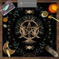 Toalha de Mesa de Tarot Árvore da Vida Mística - Pano de Altar - 49x49cm - Universo com Alma ®