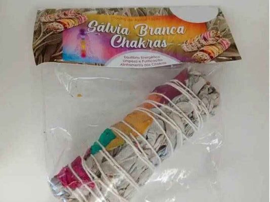 Tocha de Sálvia Branca para Chakras