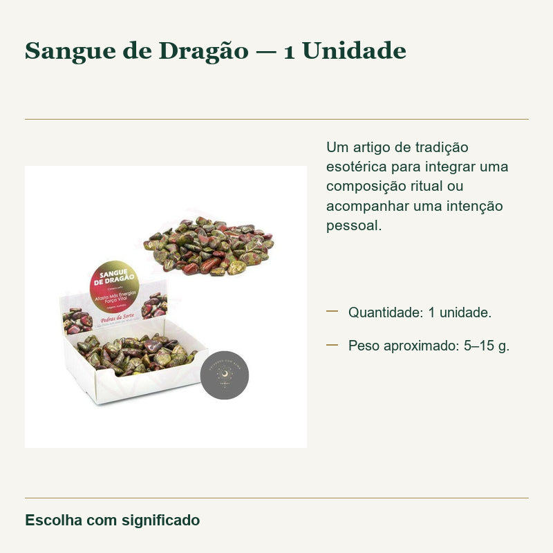 Sangue de Dragão — 1 Unidade — fotografia original e características confirmadas.