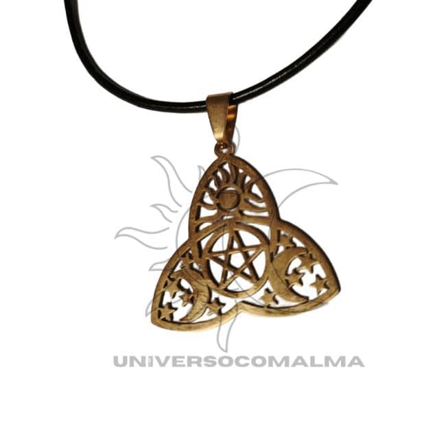 Colar Símbolo Celta Triplete | Triquetra - Universo com Alma ®