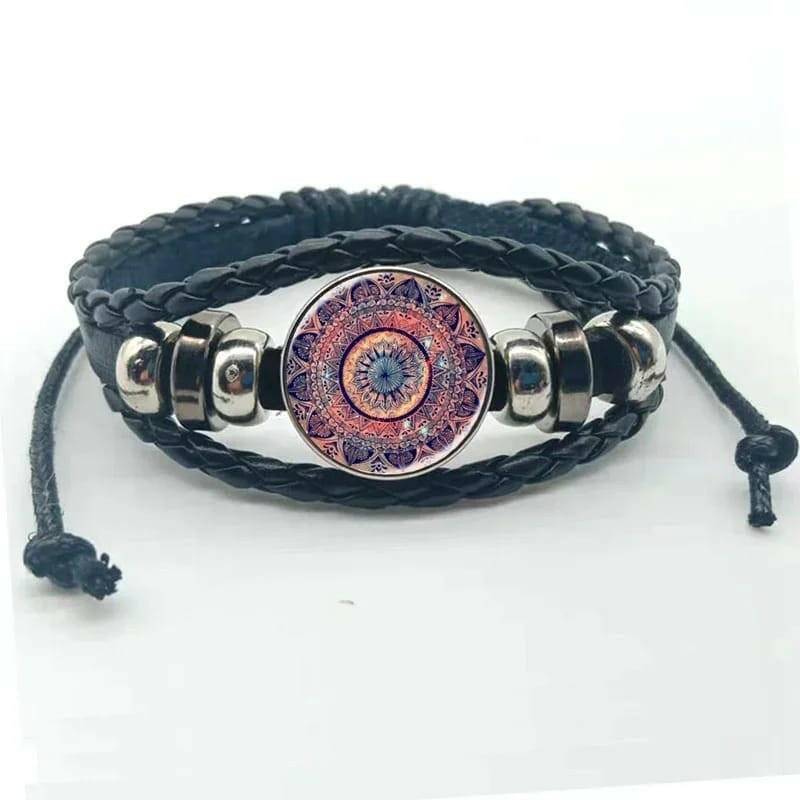 Pulseira Mandala ( Rosa ) - Universo com Alma ®