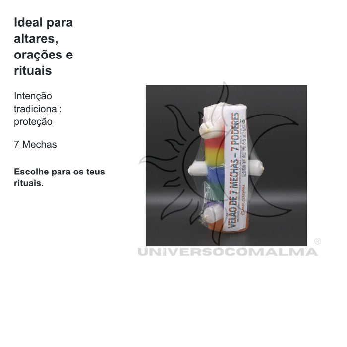 Vela 7 Mechas - 7 Potências — benefícios, utilização e características