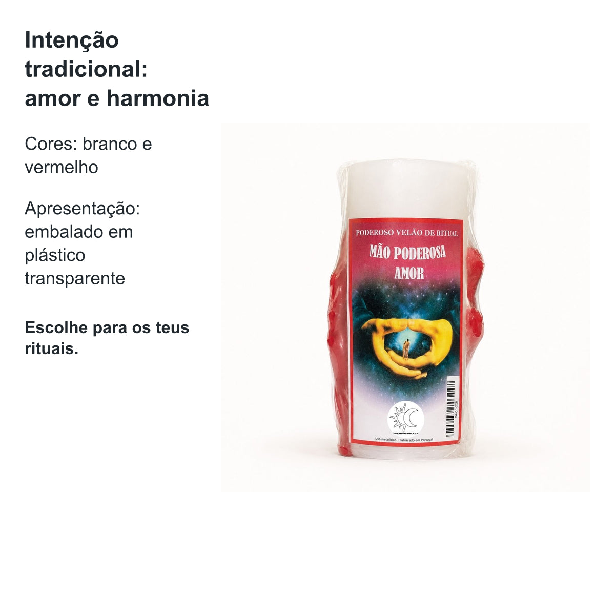 Velão de Ritual Mão Poderosa Amor — benefícios, utilização e características