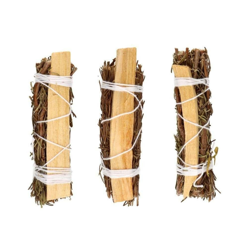 Incensos de Ervas Naturais com Palo Santo e Alecrim - Universo com Alma ®