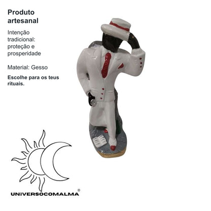 Zé Pelintra 20cm em Gesso — benefícios, utilização e características